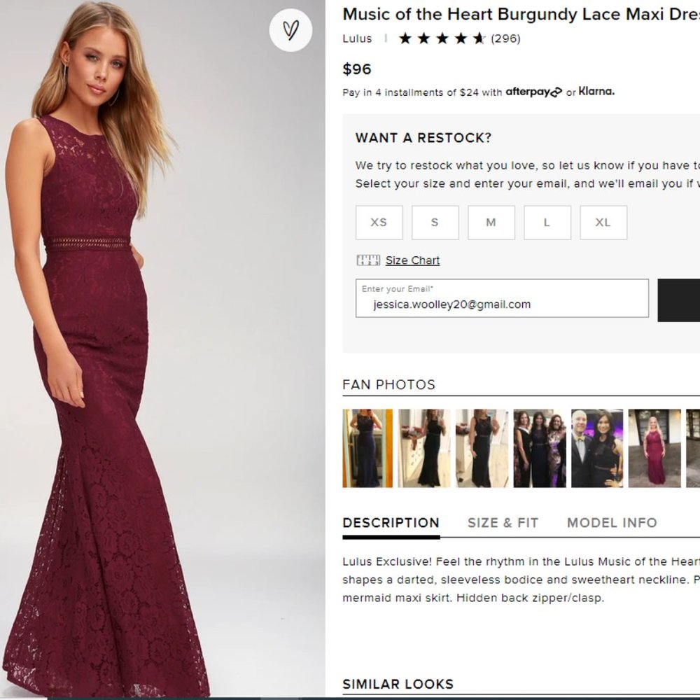 Music of the Heart Burgundy Lace Maxi Dress